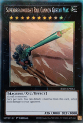 Superdreadnought Rail Cannon Gustav Max - RA04-EN063 - (PCR) Prismatic Collector's Rare - 1st Edition